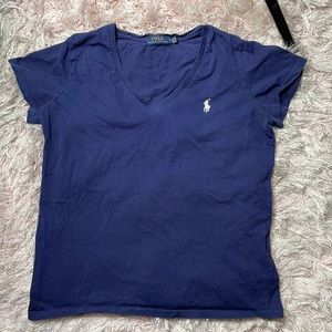 Navy Blue Polo Ralph Lauren V Neck